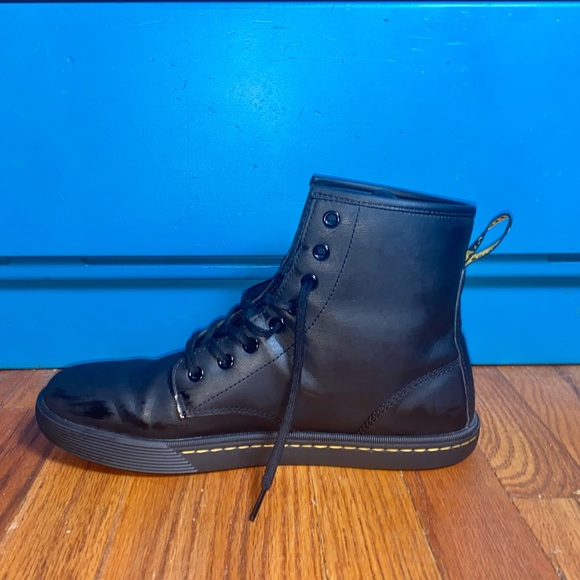 Dr Martens “Sheridan” High Top Boot. Black Matte Synthetic Material. Size W 10. - Picture 7 of 16